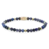 REBEL & ROSE REBEL & ROSE Armband | Midnight Blue | Goudkleurig ion-plated | 4 mm | RR-40129-G
