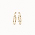 UNOde50 UNOde50 Oorbellen  | OHMMM | VERGULD | Ovale Creolen | PEN0419ORO0000U
