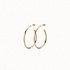 UNOde50 UNOde50 Oorbellen  | OHMMM | VERGULD | Ovale Creolen | PEN0419ORO0000U