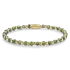REBEL & ROSE REBEL & ROSE Armband | Mix Glass Rocks Secret Garden Gold | 4 mm | RR-40145-G
