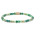 REBEL & ROSE REBEL & ROSE Armband | Green Morning Vibes | Goudkleurig ion-plated | 4 mm
