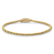 REBEL & ROSE REBEL & ROSE Armband | Goudkleurig | 3 mm | RR-30001-G