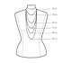 UNOde50 UNOde50  Ketting | SER INTREPIDA | LANGE KETTING | LEER | COL1998MARMTL