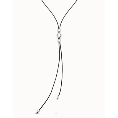 UNOde50 UNOde50  Ketting | SER INTREPIDA | LANGE KETTING | LEER | COL1998MARMTL
