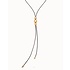 UNOde50 UNOde50  Ketting | SER INTREPIDA | LANGE KETTING | VERGULD | LEER | COL1998MARORO
