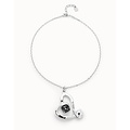 UNOde50 UNOde50  Ketting | SER EXPRESIVA | HART MET ZWART KRISTAL | SS25