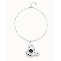UNOde50 UNOde50  Ketting | SER EXPRESIVA | HART MET ZWART KRISTAL | SS25