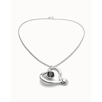 UNOde50 UNOde50  Ketting | SER EXPRESIVA | LANG | HART MET KRISTAL | COL1990NGRMTL