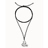 UNOde50 UNOde50  Ketting | SER EXPRESIVA | HART MET WIT KRISTAL | COL2012CRSMTL