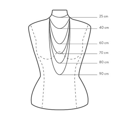 UNOde50 UNOde50  Ketting | SER EXPRESIVA | HART MET ZWART KRISTAL | COL2012NGRMTL
