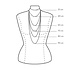 UNOde50 UNOde50  Ketting | SER EXPRESIVA | HART MET ZWART KRISTAL | COL2012NGRMTL
