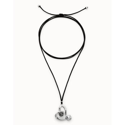 UNOde50 UNOde50  Ketting | SER EXPRESIVA | HART MET ZWART KRISTAL | COL2012NGRMTL