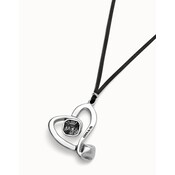 UNOde50 UNOde50  Ketting | SER EXPRESIVA | HART MET ZWART KRISTAL | COL2012NGRMTL