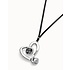 UNOde50 UNOde50  Ketting | SER EXPRESIVA | HART MET ZWART KRISTAL | COL2012NGRMTL