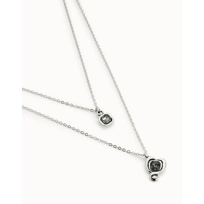 UNOde50 UNOde50  Ketting | SER EXPRESIVA | DUBBELE KETTING | COL2002NGRMTL