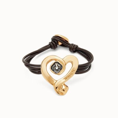 UNOde50 UNOde50 Armband | SER EXPRESIVA | VERGULD | ZWART HART | PUL2542NGRORO