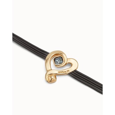 UNOde50 UNOde50 Armband | SER EXPRESIVA | VERGULD | ZWART HART | PUL2542NGRORO