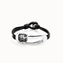 UNOde50 UNOde50 Armband | SER EXPRESIVA | LEER | ZWART KRISTAL | PUL2513NGRMTL