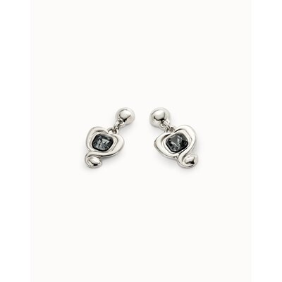 UNOde50 UNOde50 Oorbellen | SER EXPRESIVA | HART ZWART KRISTAL | PEN0997NGRMTL