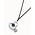 UNOde50 UNOde50  Ketting | SER EXPRESIVA |  HART MET BLAUW KRISTAL | SS25
