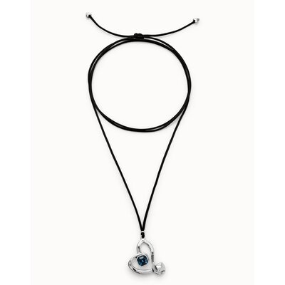 UNOde50 UNOde50  Ketting | SER EXPRESIVA | HART MET BLAUW KRISTAL | COL2012AZOMTL
