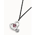 UNOde50 UNOde50  Ketting | SER EXPRESIVA | HART MET ROZE KRISTAL | COL2012RSAMTL
