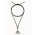 UNOde50 UNOde50  Ketting | SER EXPRESIVA | HART MET ROZE KRISTAL | COL2012RSAMTL