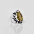 YMALA YMALA Ring | 925 Zilver | TIJGEROOG edelsteen