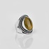 YMALA YMALA Ring | 925 Zilver | TIJGEROOG edelsteen | YM-0013
