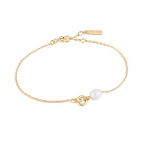ANIA HAIE ANIA HAIE Bracelet | PEARL LINK CHAIN | VERGULD