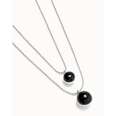 UNOde50 UNOde50  Ketting | SER FASCINANTE |  DUBBELE KETTING | COL2003NGRMTL