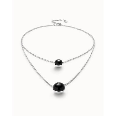 UNOde50 UNOde50  Ketting | SER FASCINANTE |  DUBBELE KETTING | COL2003NGRMTL