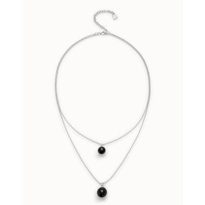 UNOde50 UNOde50  Ketting | SER FASCINANTE |  DUBBELE KETTING | COL2003NGRMTL