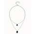 UNOde50 UNOde50  Ketting | SER FASCINANTE |  DUBBELE KETTING | COL2003NGRMTL