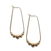 GNOES AMSTERDAM GNOES Oorbellen | Oorhangers met kralen | Goldfilled | 2486