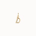 UNOde50 UNOde50 Bedeltje | Letter D | SMALL | VERGULD