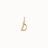 UNOde50 UNOde50 Bedeltje | Letter D | SMALL | VERGULD | CHA0030ORO