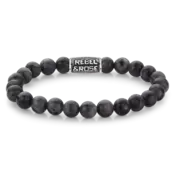 REBEL & ROSE REBEL & ROSE Armband | Grey Seduction Vintage | 8 mm