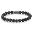REBEL & ROSE REBEL & ROSE Armband | Grey Seduction Vintage | 8 mm