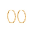 MIAB Jewels MIAB Oorbellen | Large Cheeky Click | Goldfilled
