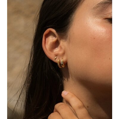 MIAB Jewels MIAB Oorbellen | Core Click | Goldfilled