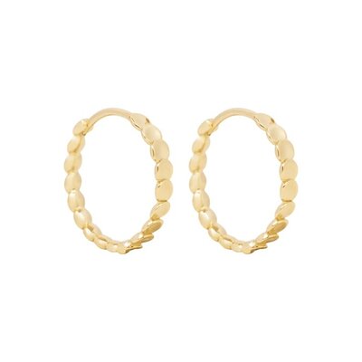 MIAB Jewels MIAB Oorbellen | Overlap Click | Goldfilled