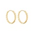MIAB Jewels MIAB Oorbellen | Overlap Click | Goldfilled