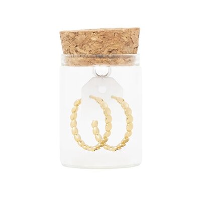 MIAB Jewels MIAB Oorbellen | Overlap Click | Goldfilled