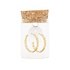 MIAB Jewels MIAB Oorbellen | Overlap Click | Goldfilled