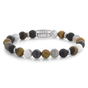 REBEL & ROSE REBEL & ROSE Armband | Mountain Cliff | 8 mm