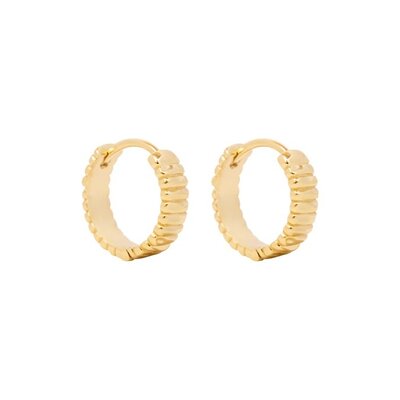 MIAB Jewels MIAB Oorbellen | Striking  Stripes | Goldfilled