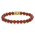 REBEL & ROSE REBEL & ROSE Armband | Red Agate Gold | 8 mm
