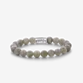 REBEL & ROSE REBEL & ROSE Armband | Labradorite Shield | 8 mm