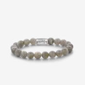 REBEL & ROSE REBEL & ROSE Armband | Labradorite Shield | 8 mm
